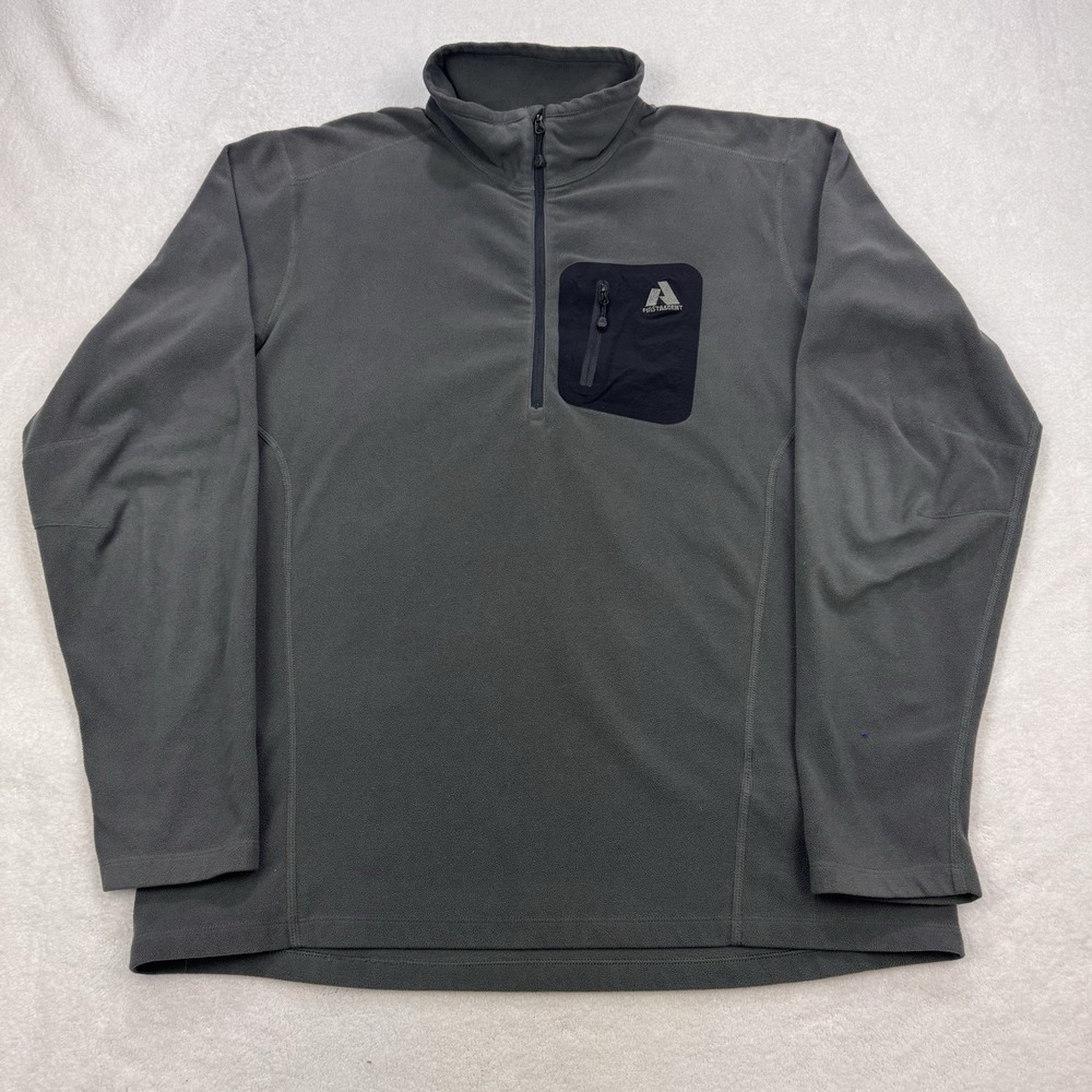 Eddie Bauer/Whittaker Mountaneering First Ascent 1/4 Zip  Men L Gray Guide Built